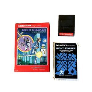 Vintage Intellivision Night Stalker Mattel Video Game #5305 READ